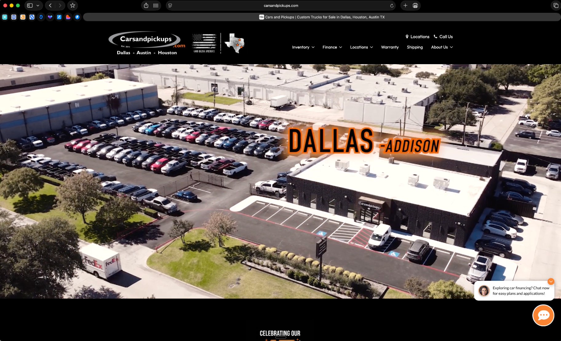 cars-and-pickups website screenshot